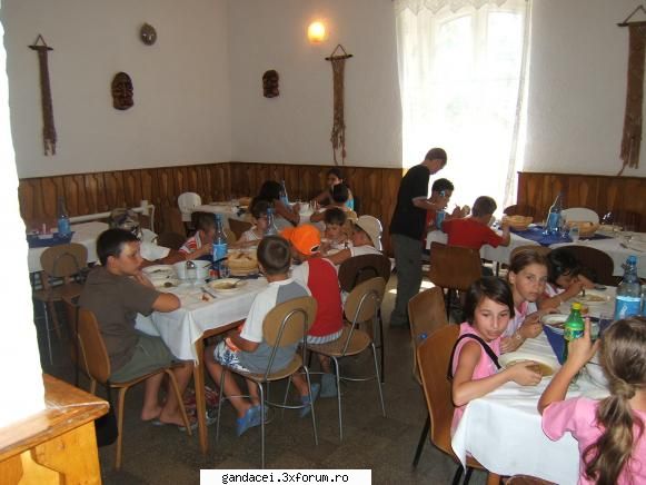 Prima tabara - cantina taberei - Prima noastra tabara!